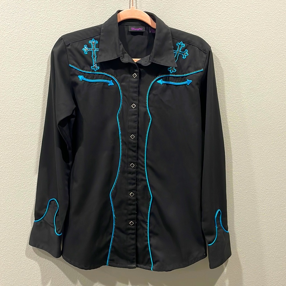 90s vintage wrangler button up